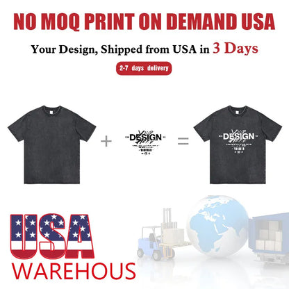 Custom Men's Hot Sell Summer 100% Cotton 230gsm Vintage T Shirt High Weight Street Style Short Sleeves for Men
