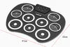 Hand Roll Electronic Drum Kit Double Layer Carbon Fiber Desktop G801 Silicone Support DTX Game Portable USB Pedal Children