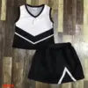 Sleeveless Girls Clothing Set Durable Cotton Fabric Comfortable Breathable Nice Color Cheer Uniforms for Children