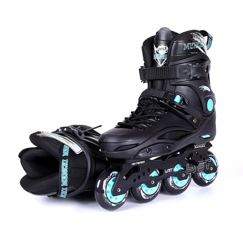 EACH Roller Skating Shoes Wholesale Roller Skates 4 Wheels 80mm Professional Adult  Shoes Inline Roller Skates