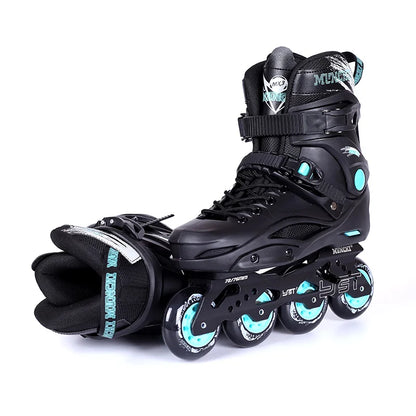 EACH Roller Skating Shoes Wholesale Roller Skates 4 Wheels 80mm Professional Adult  Shoes Inline Roller Skates