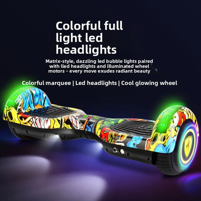 7-Inch  Children's Intelligent Two-Wheel  Hoverboard Self-balancing Electric Scooters Led 2wheels Hover Board