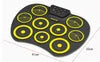 Hand Roll Electronic Drum Kit Double Layer Carbon Fiber Desktop G801 Silicone Support DTX Game Portable USB Pedal Children