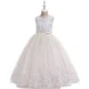 MQATZ Luxury Kids Evening Ball Gown Princess Sleeveless Solid Pattern Long for Birthday Party Prom Wholesale for Children LP-231