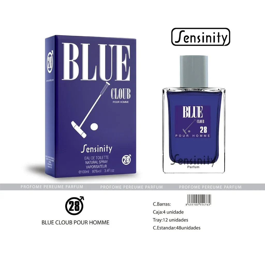 Perfume Blue Cloud for men 100ml masculine fragrance