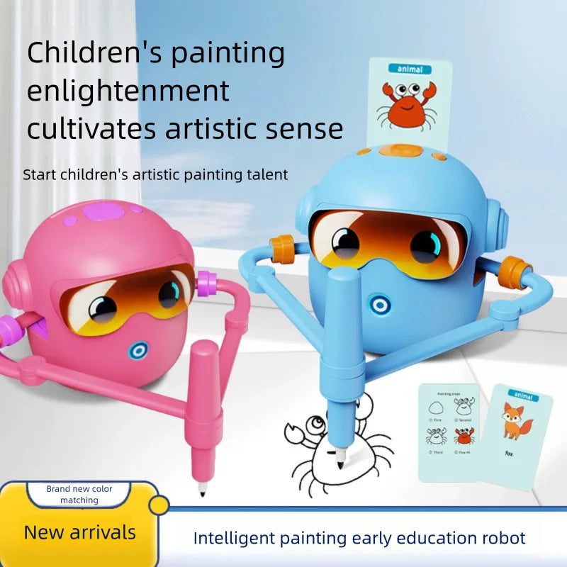 JXD Early Education Intelligent Automatic Painting Robot - Ideal Birthday Gift for Children Aged 3 to 8 Years Old