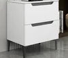 Modern Contemporary Style Wood TV Stand with Sintered Stone Top Easy to Clean for Living Room Small Apartment