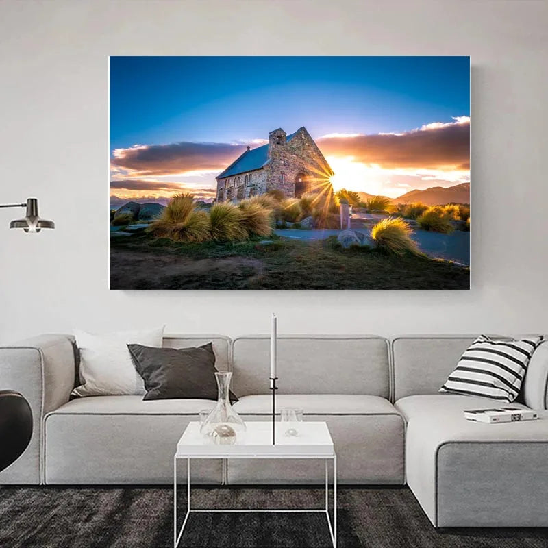Wall Art Canvas Paintings Natural Scenery Wall Poster Nordic Home Decor for Livingroom Decoration