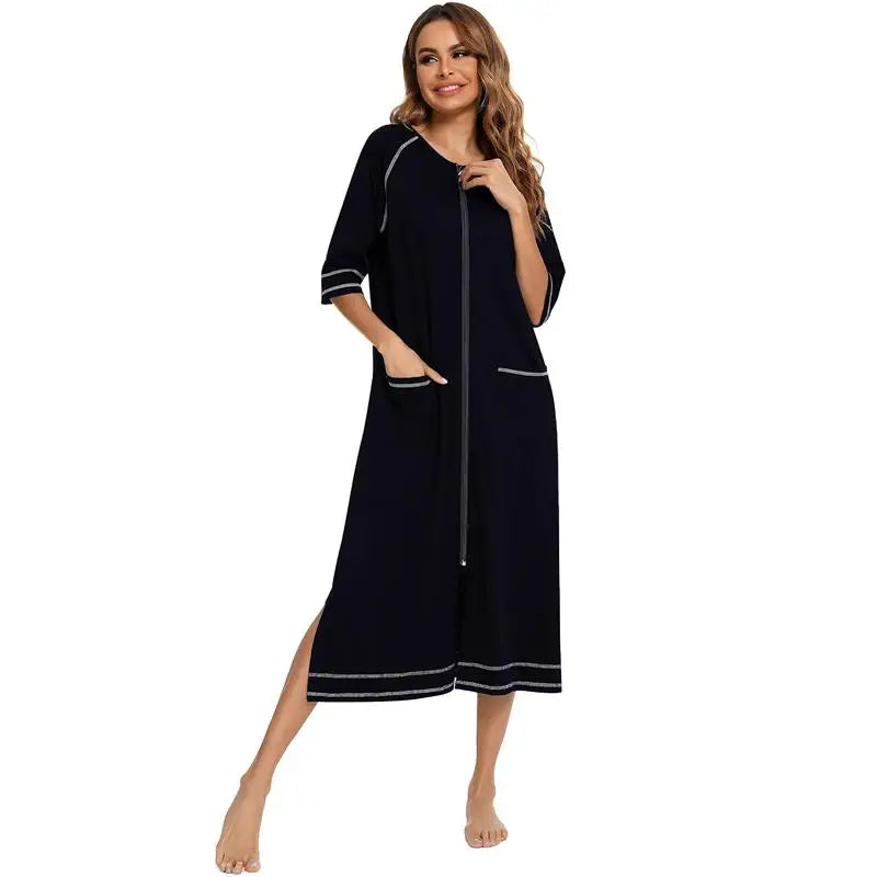 Free Shipping Sleeping Beauty Princess Dress Zipper Sexy Nightgown Women Loungewear