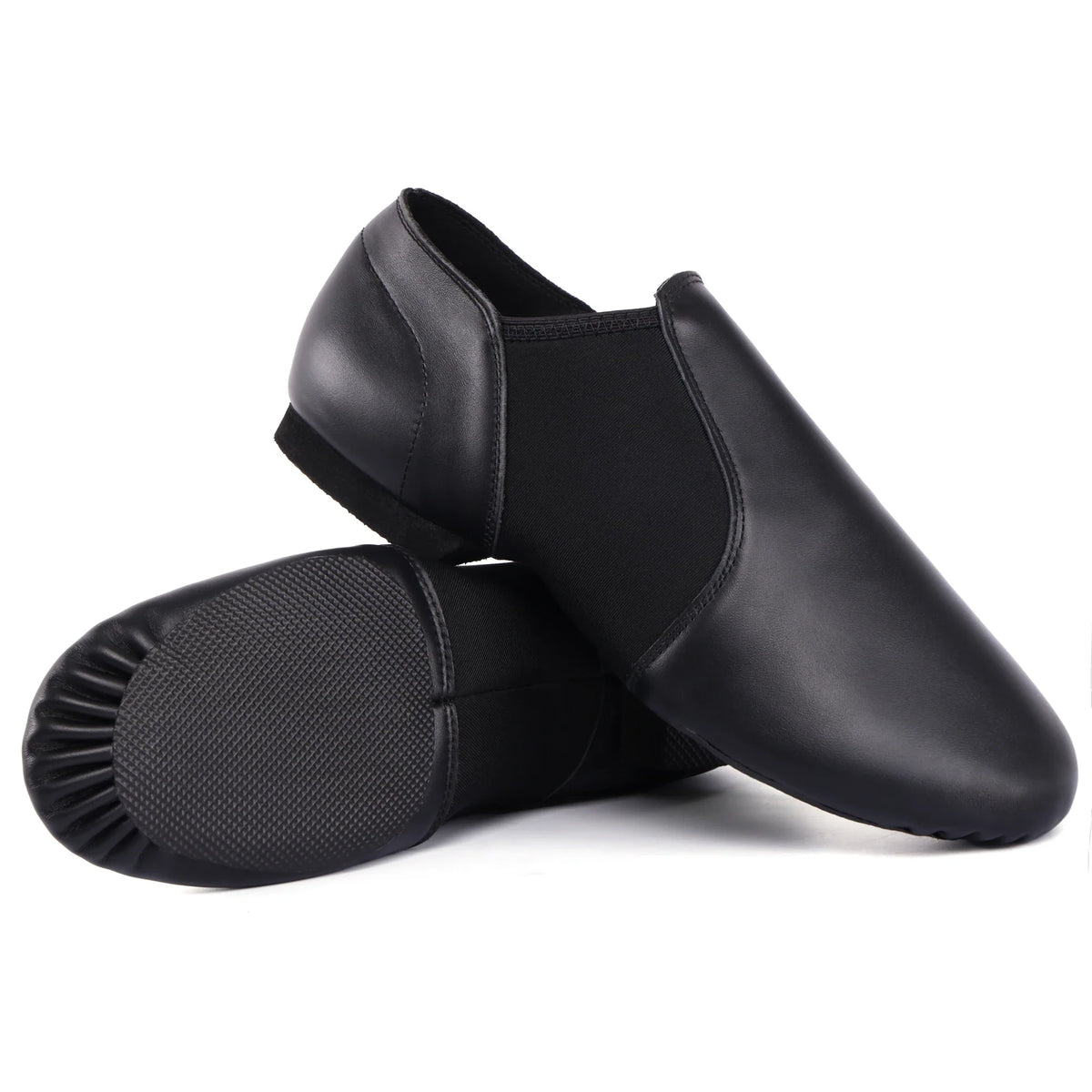 US EU AU in Stock Professional Split Sole Jazz Shoes With Elastic Tan Jazz Shoes Dance for Women and Men