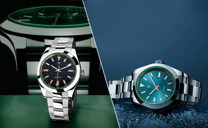 PAGANI DESIGN Men's Watches Luxury Automatic Watch for Men Green Glass Mechanical Watches AR Sapphire Glass Wristwatch Men 2026