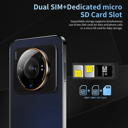 High Quality Mobile Phone Big Screen Android OEM Cheap Smart Face and Fingerprint Phone Mobile M12S