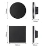 Modern Led Light Round Wall Lamp and High-quality Indoor Nightlight Moderen Decorative Wall Lamp for Livingroom Bedroom