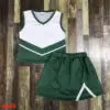 Sleeveless Girls Clothing Set Durable Cotton Fabric Comfortable Breathable Nice Color Cheer Uniforms for Children