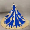 Retro Palace Princess Dress for Kids Formal Ball Gown with Tail Lace for Birthday Performance or Wedding for Children