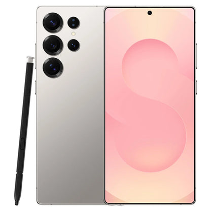 US Warehouse S25 Ultra 5G Smartphone 7.3 Inch 16GB+1TB Memory 4 Cameras Face ID Built-in Stylus LTE Cellular 108MP Unlocked