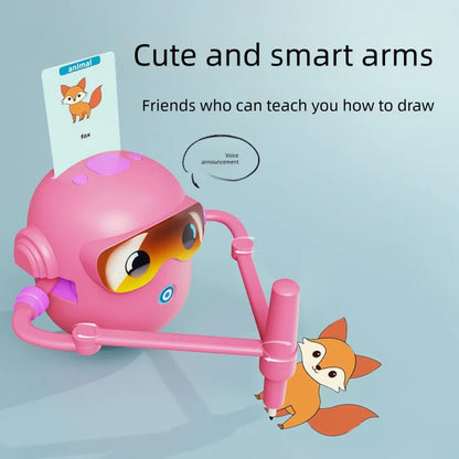 JXD Early Education Intelligent Automatic Painting Robot - Ideal Birthday Gift for Children Aged 3 to 8 Years Old