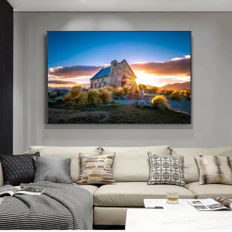 Wall Art Canvas Paintings Natural Scenery Wall Poster Nordic Home Decor for Livingroom Decoration