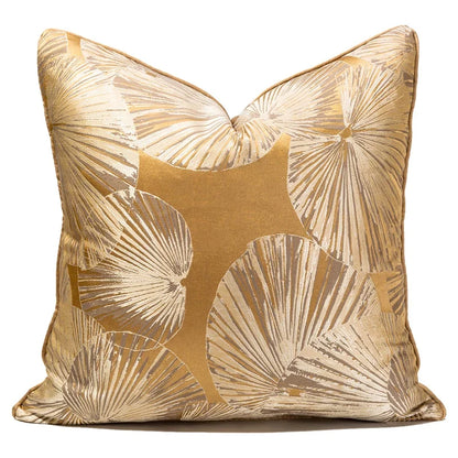 Khaki Leaf Design Cushion Cover 18x18 20x20inches Home Decor Throw Pillow Case  Cushion case for Livingroom