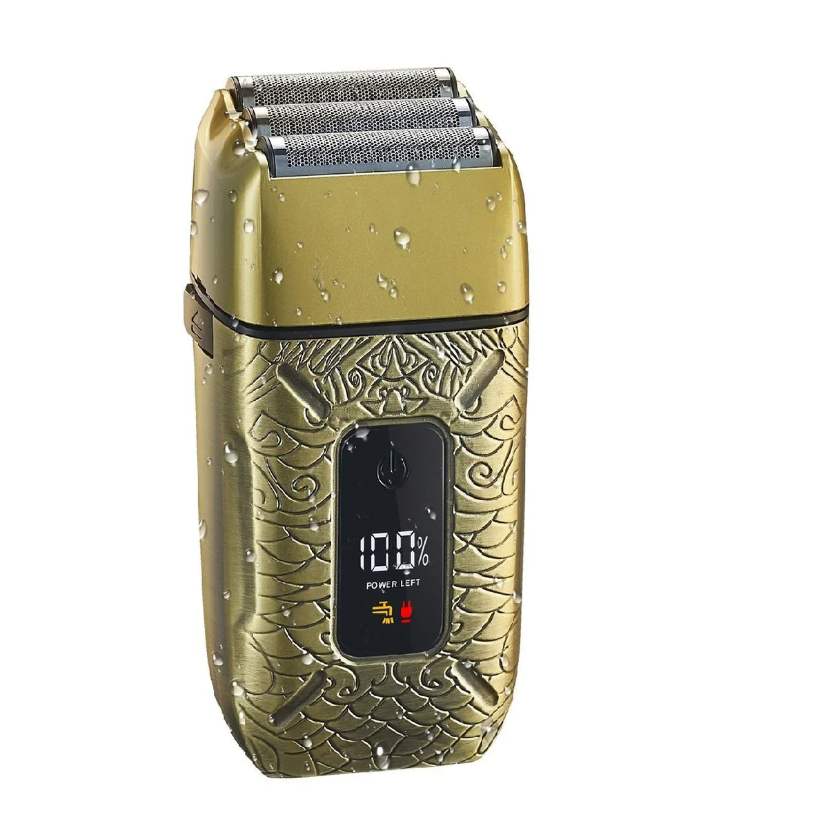3-blade Men's Reciprocating Rotary Shaver USB Rechargeable Wet and Dry Use Gift for Men