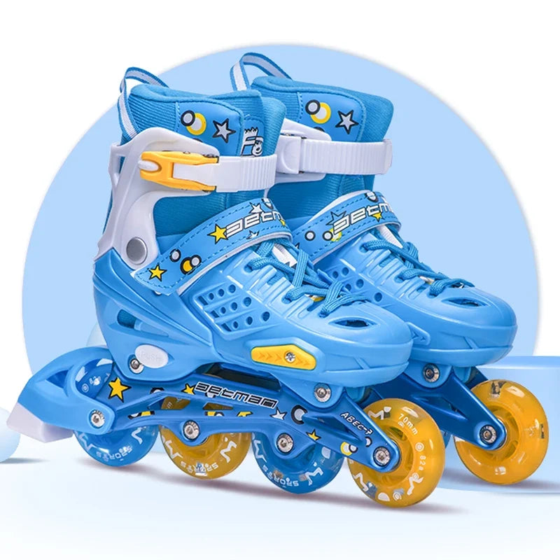EACHkids Skate Outdoor Roller Skates 4 Wheels Patines Skating Shoes With Wheels for Girl Boys Kids