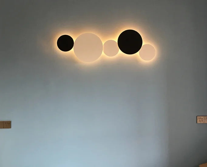 Modern Led Light Round Wall Lamp and High-quality Indoor Nightlight Moderen Decorative Wall Lamp for Livingroom Bedroom