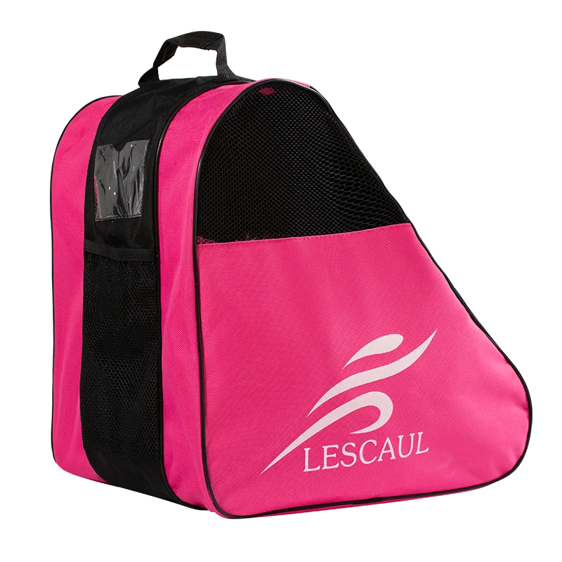Roselle Wholesale Breathable Polyester All Season Skating Shoes Storage Bag Roller Skate Backpack with Adjustable Shoulder Strap