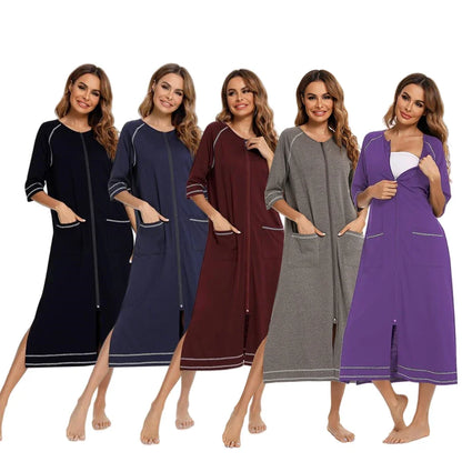 Free Shipping Sleeping Beauty Princess Dress Zipper Sexy Nightgown Women Loungewear
