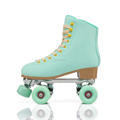 2025 Hotsale Two-Row Glitter Flashing Roller Quad Skates Unisex Wheel Skating Shoes for Woman and Man