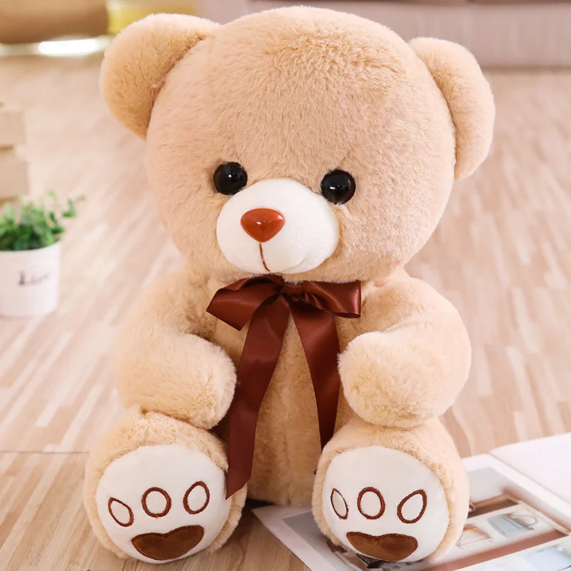 Large Cartoon Teddy Bear Stuffed Animal Soft Plush Toys Children Throw Pillow Teddy Bear Plushie Dolls Girl Valentine's Day Gift