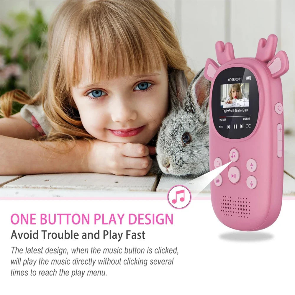Portable for 5.3 MP3 Music Player FM Radio Voice Recorder Custom Logo Factory Direct Children Supports FLAC/APE Plastic 20