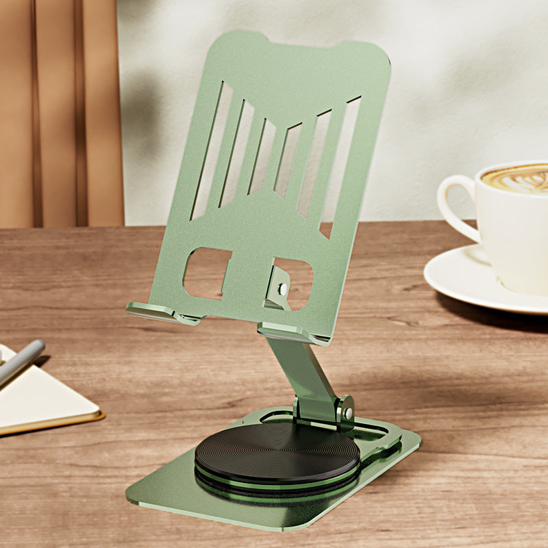 Mobile phone stand desktop mobile phone stand 2025 new universal folding portable metal lifting adjustment flat support