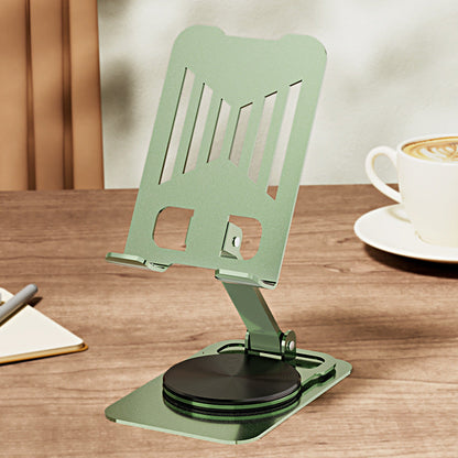 Mobile phone stand desktop mobile phone stand 2025 new universal folding portable metal lifting adjustment flat support