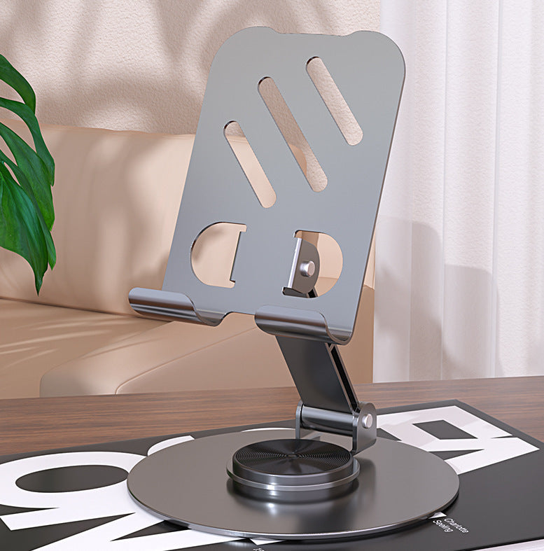 Mobile phone stand desktop mobile phone stand 2025 new universal folding portable metal lifting adjustment flat support