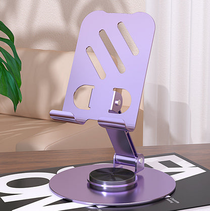 Mobile phone stand desktop mobile phone stand 2025 new universal folding portable metal lifting adjustment flat support