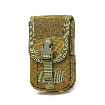 Double-Layer Mobile Phone Waist Bag, Outdoor Mobile Phone and Card Storage Bag, Belt-Worn Mobile Phone Bag Suitable for 6.5inch Edc Bag