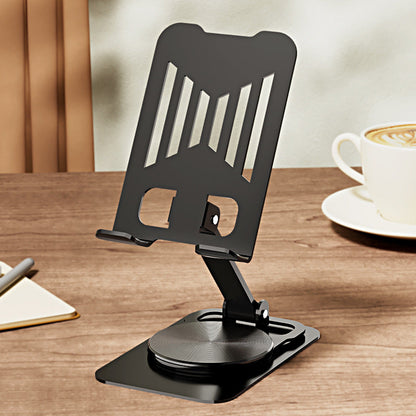 Mobile phone stand desktop mobile phone stand 2025 new universal folding portable metal lifting adjustment flat support