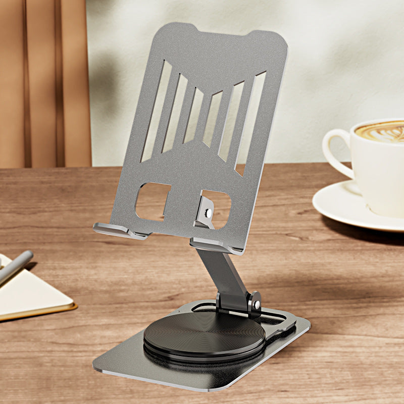 Mobile phone stand desktop mobile phone stand 2025 new universal folding portable metal lifting adjustment flat support