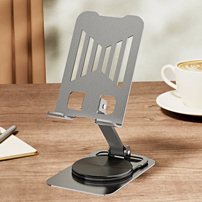 Mobile phone stand desktop mobile phone stand 2025 new universal folding portable metal lifting adjustment flat support