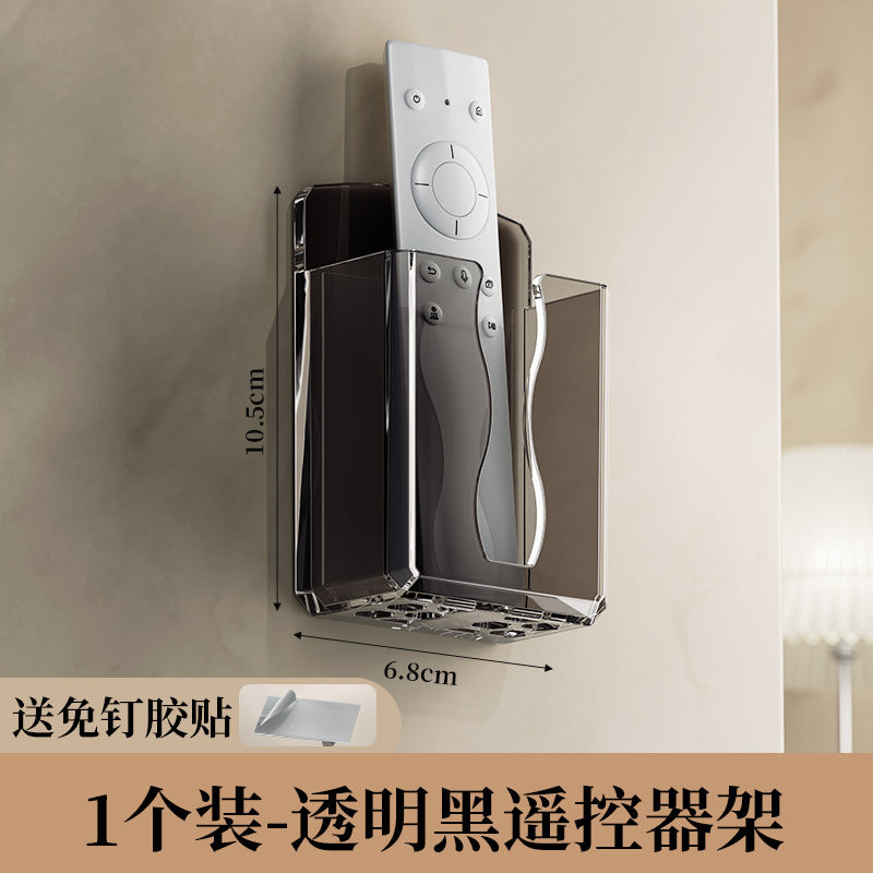 Air Conditioning TV Remote Control Storage Box Wall Hanging Rack Storage Rack Box Wall Hanging Rack Desktop