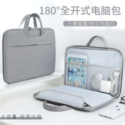 Source Factory Laptop Bag 14inch 15inch Computer Bag Portable Laptop Bag Lightweight Business Briefcase
