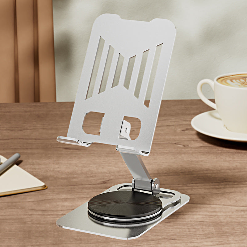 Mobile phone stand desktop mobile phone stand 2025 new universal folding portable metal lifting adjustment flat support