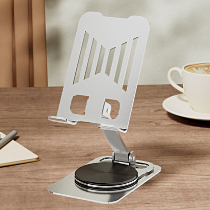 Mobile phone stand desktop mobile phone stand 2025 new universal folding portable metal lifting adjustment flat support