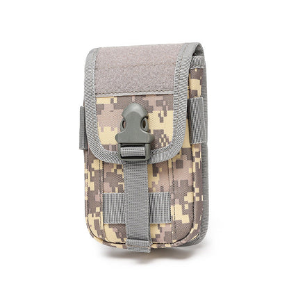 Double-Layer Mobile Phone Waist Bag, Outdoor Mobile Phone and Card Storage Bag, Belt-Worn Mobile Phone Bag Suitable for 6.5inch Edc Bag