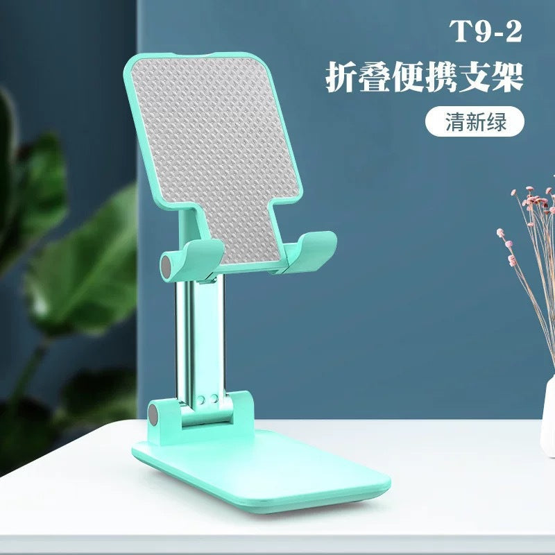 Mobile phone stand desktop mobile phone stand 2025 new universal folding portable metal lifting adjustment flat support