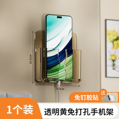 Air Conditioning TV Remote Control Storage Box Wall Hanging Rack Storage Rack Box Wall Hanging Rack Desktop