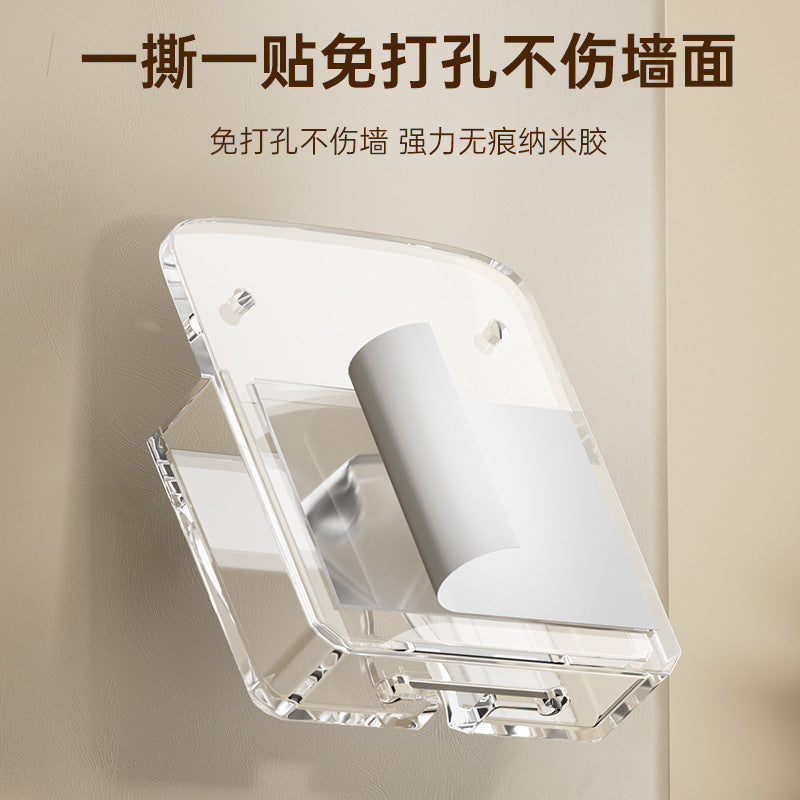 Air Conditioning TV Remote Control Storage Box Wall Hanging Rack Storage Rack Box Wall Hanging Rack Desktop