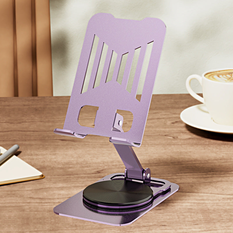 Mobile phone stand desktop mobile phone stand 2025 new universal folding portable metal lifting adjustment flat support