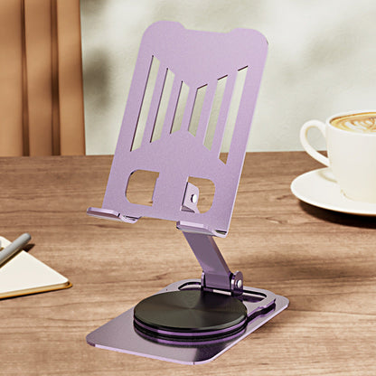 Mobile phone stand desktop mobile phone stand 2025 new universal folding portable metal lifting adjustment flat support