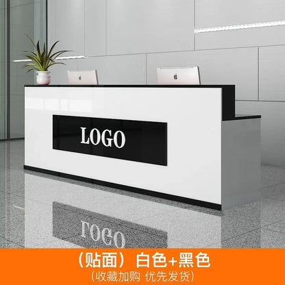 Office Design Reception Desks BeautyModern Checkout Counter Reception Desks Luxury Salon Mostrador Negocio Commercial Furniture